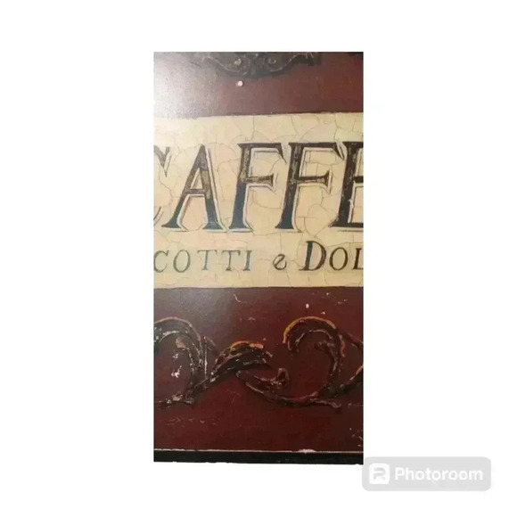 Beautiful Arnie Fisk Caffe Biscotti & Dolci Wooden Plaque Print - Picture 6 of 8